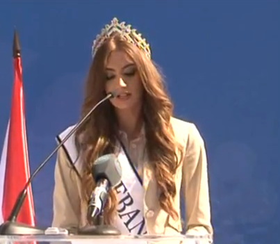 Miss Lebanon at USEK